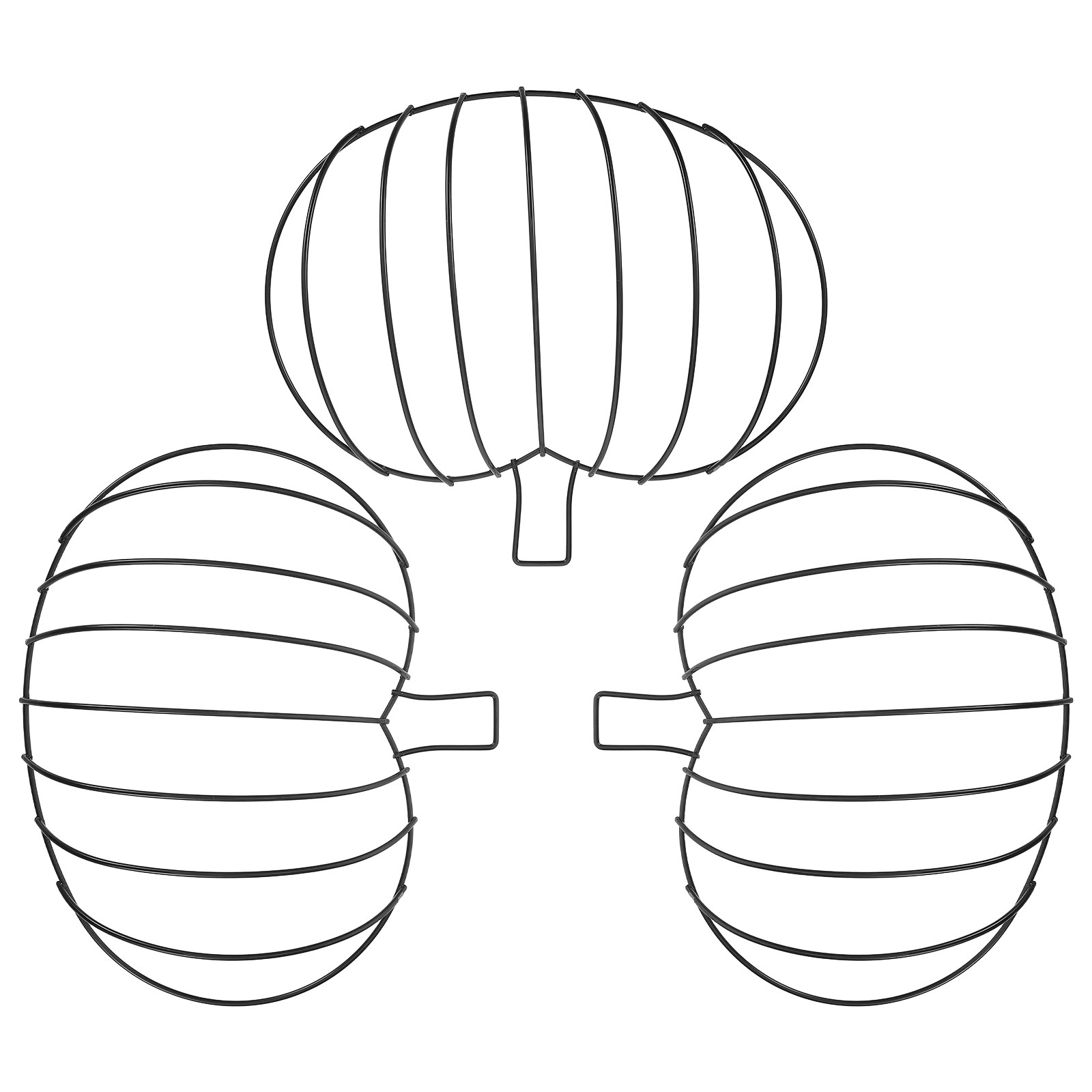 กรอบโลหะรูปฟักทอง 3 ชิ้น สำหรั - Wreath Form Wire บทวิจารณ์และราคา