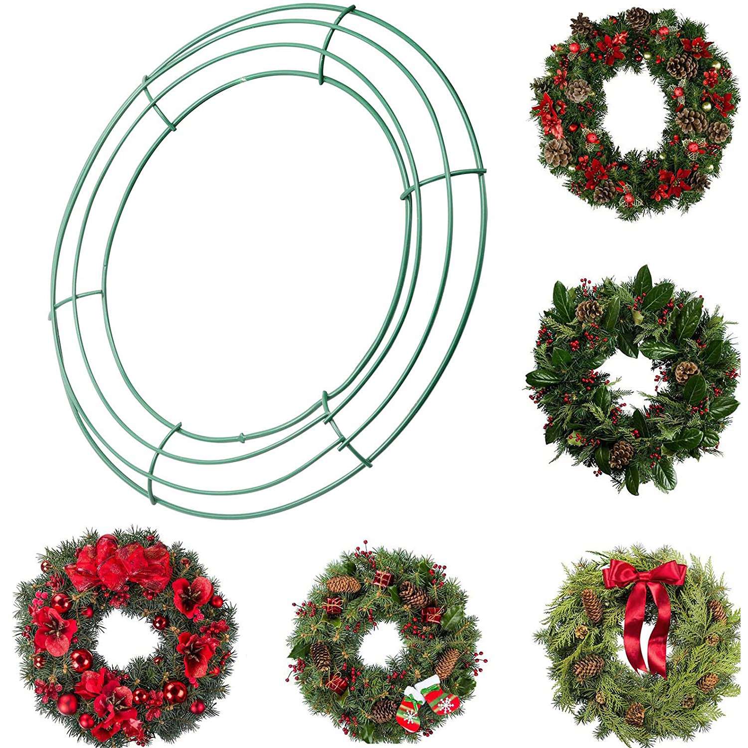 A25F-โครงลวดสำหรับทำพวงมาลัยขน - Wreath Form Wire บทวิจารณ์และราคา