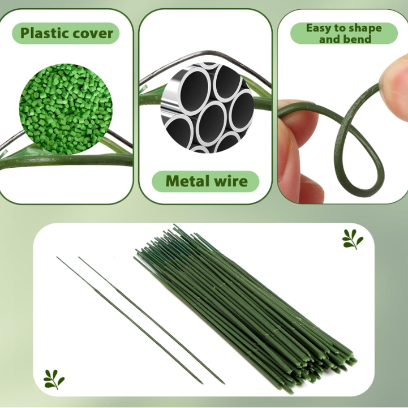 100 ชิ้นดอกไม้ Stem, ประดิษฐ์ด - Florist Wreath Supply บทวิจารณ์และราคา