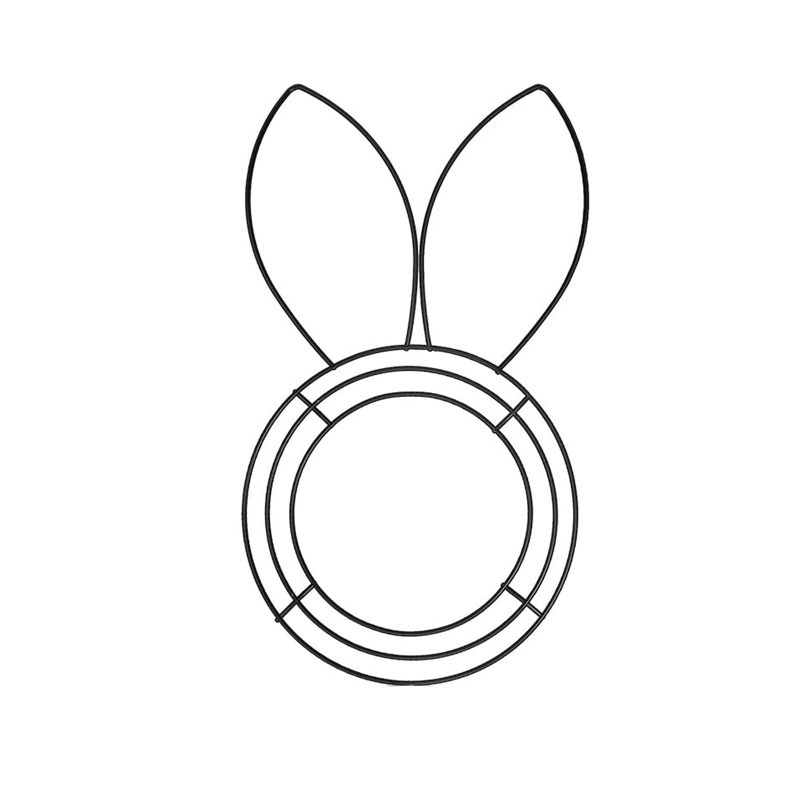 โครงลวดรูปกระต่ายอีสเตอร์สำหรั - Wreath Form Wire บทวิจารณ์และราคา