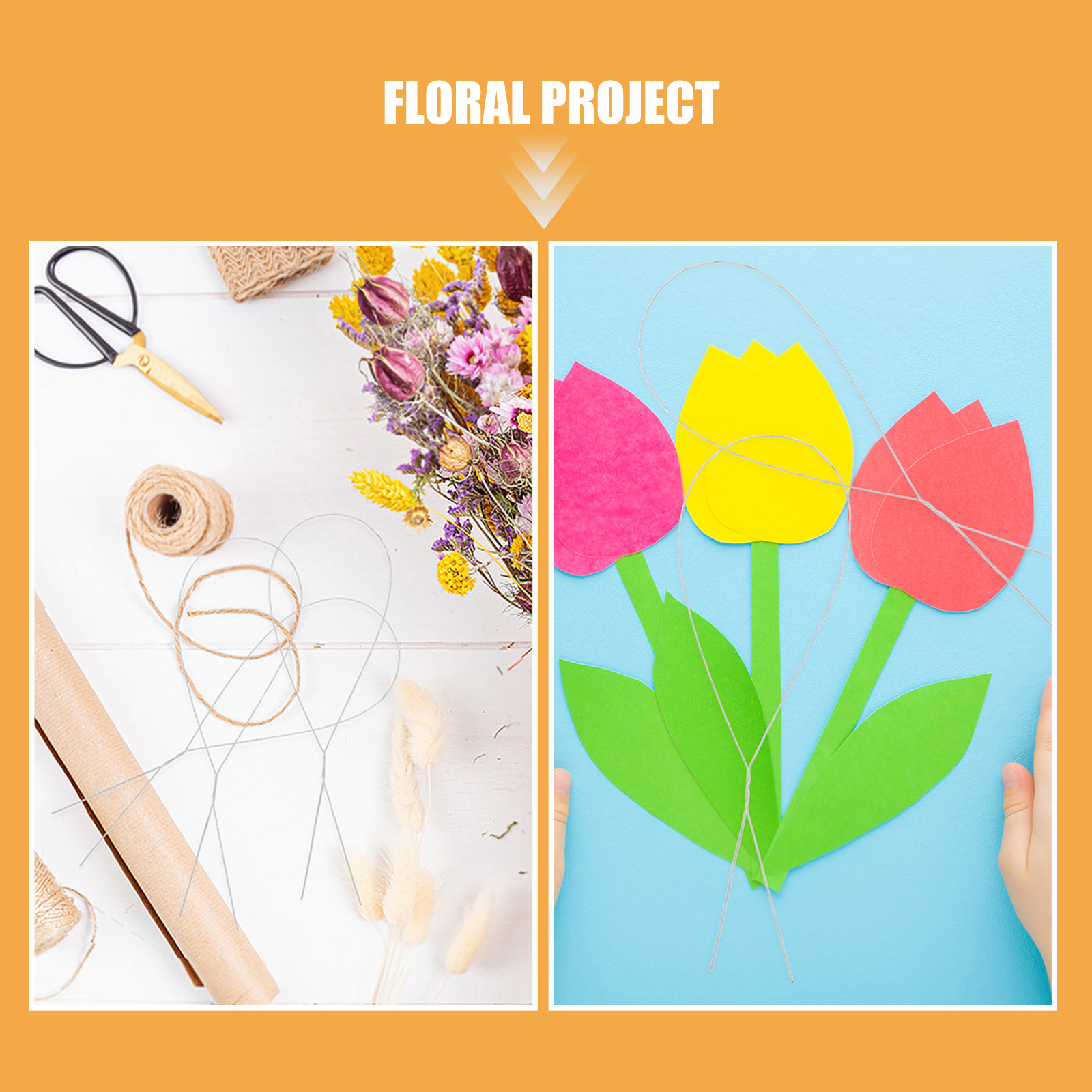 250 ชิ้น ลวดดอกกุหลาบหุ้มพลาสต - Florist Wreath Supply บทวิจารณ์และราคา