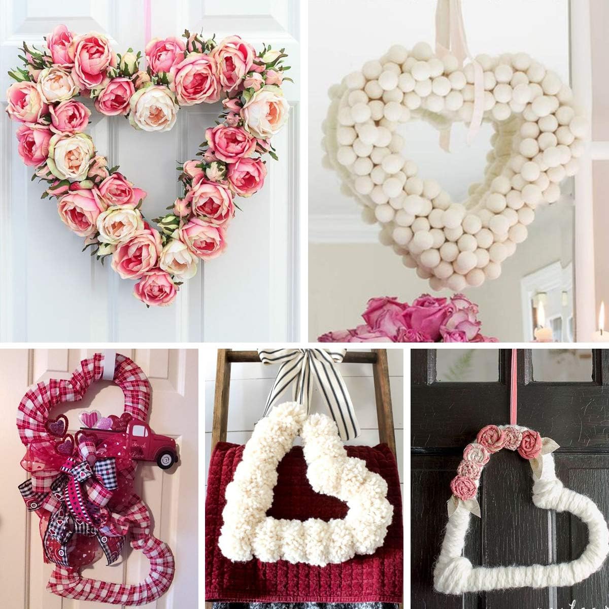 กรอบพวงหรีดโลหะรูปหัวใจพรีเมี่ - Wreath Form Wire บทวิจารณ์และราคา