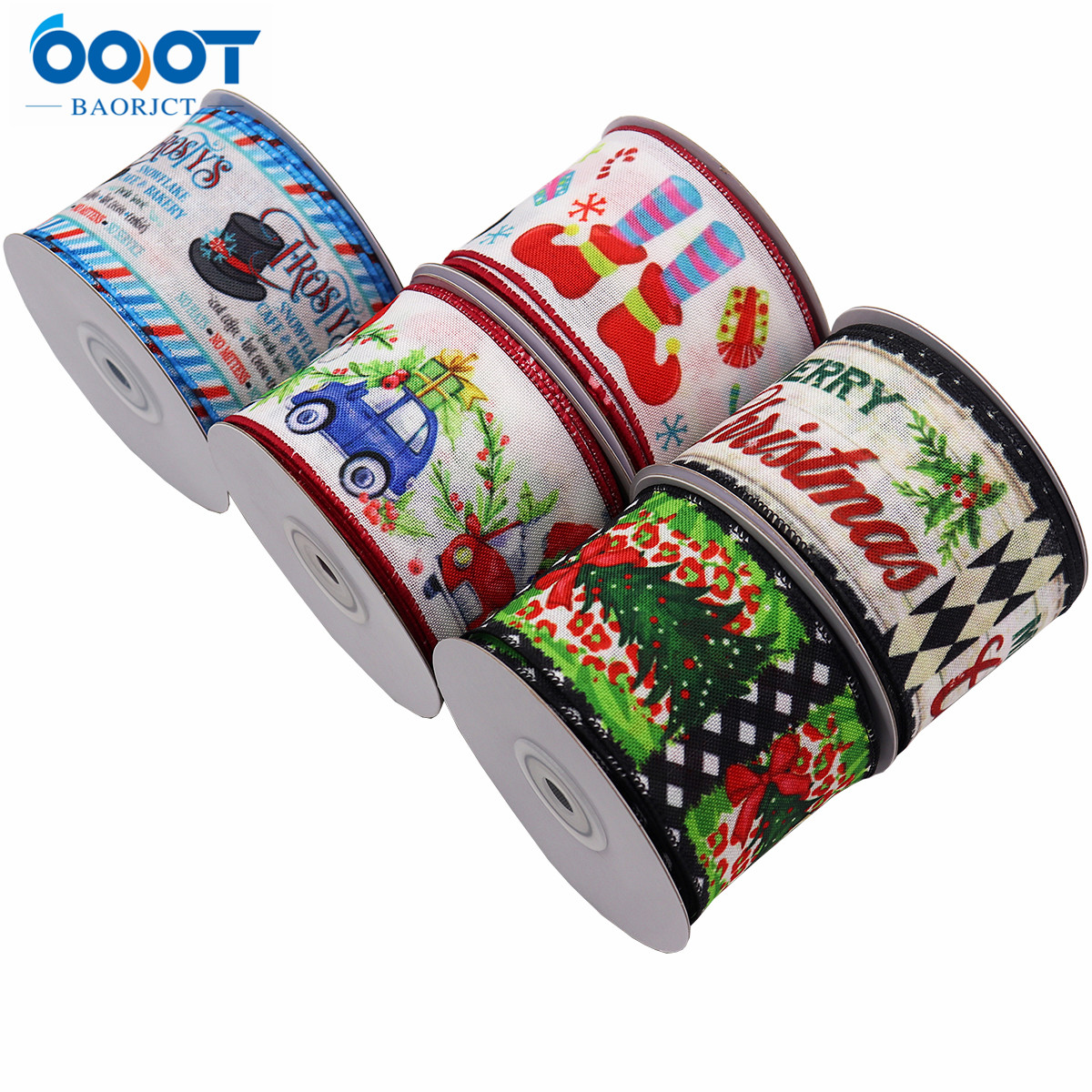 คริสต์มาสสาย Edge ริบบิ้น2.5in - Wreath Form Wire บทวิจารณ์และราคา