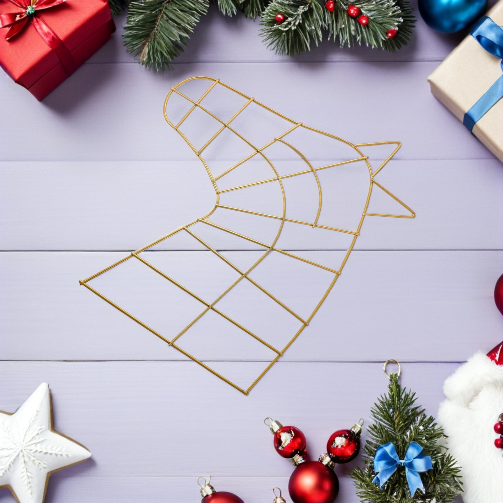 โครงโลหะสำหรับทำพวงหรีด 2 ชิ้น - Wreath Form Wire บทวิจารณ์และราคา