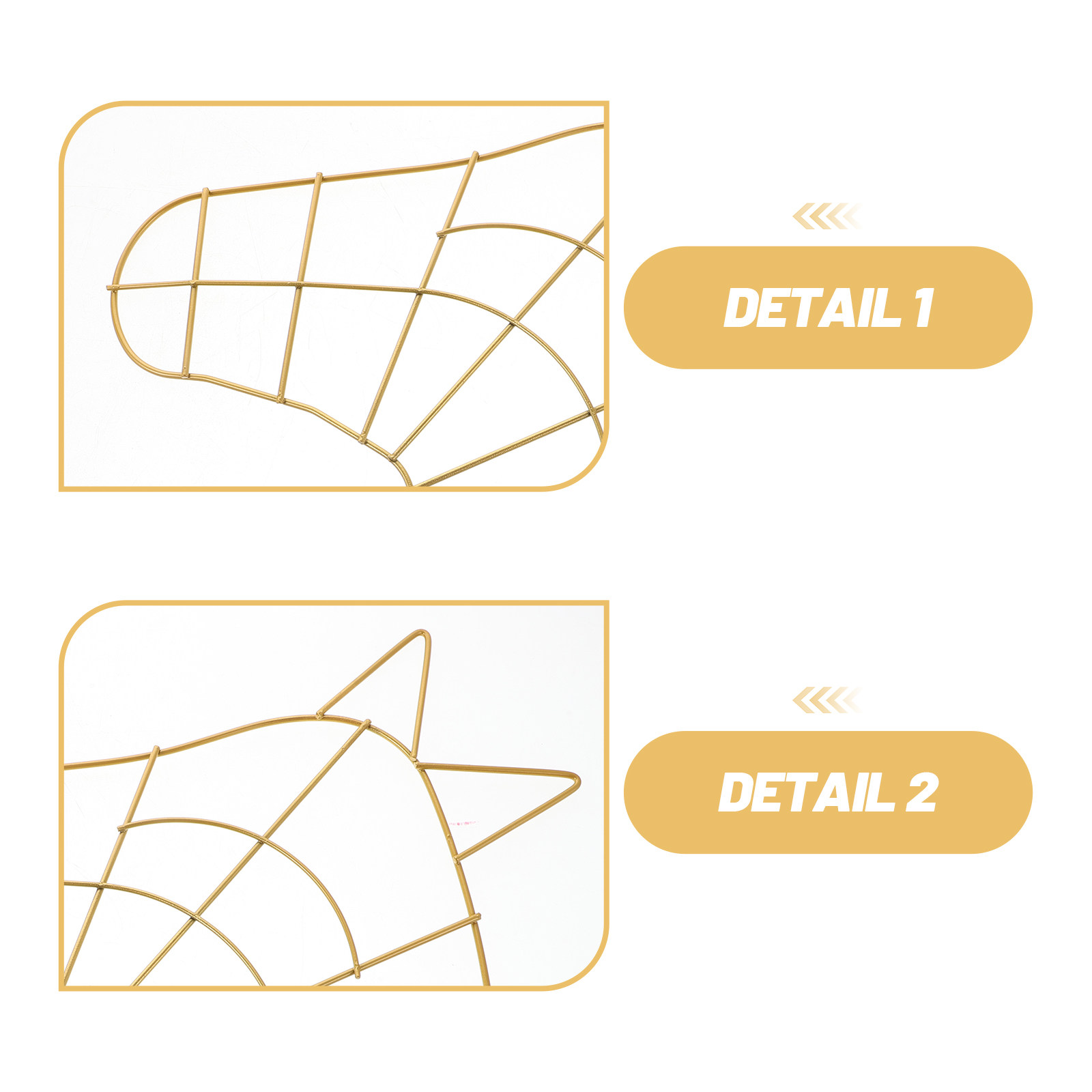 โครงโลหะสำหรับทำพวงหรีด 2 ชิ้น - Wreath Form Wire บทวิจารณ์และราคา