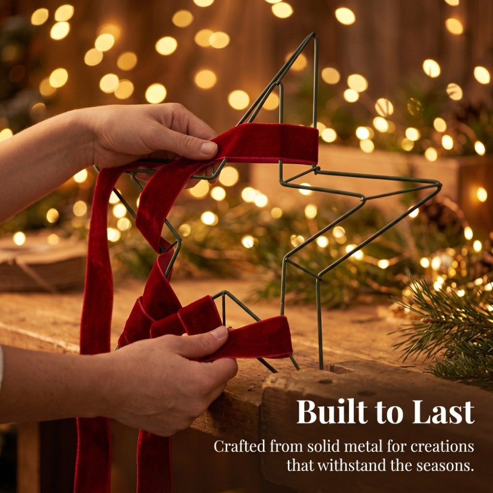 โครงลวดโลหะรูปดาวสำหรับแขวนตกแ - Wreath Form Wire บทวิจารณ์และราคา