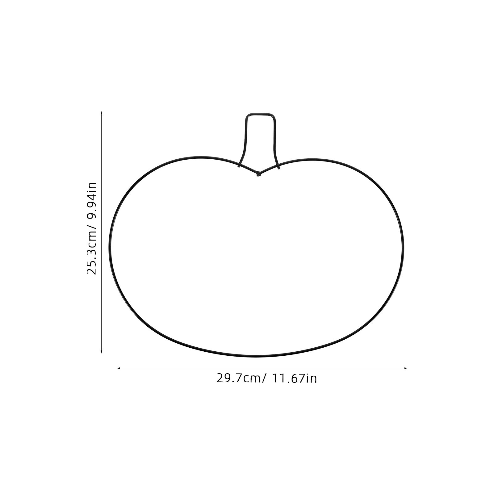 โครงโลหะรูปฟักทองสำหรับทำพวงหร - Wreath Form Wire บทวิจารณ์และราคา